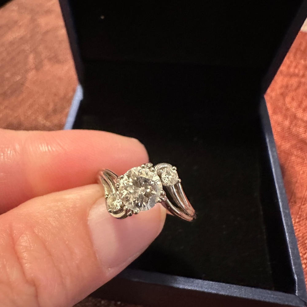 Size 7 Diamond engagement ring.